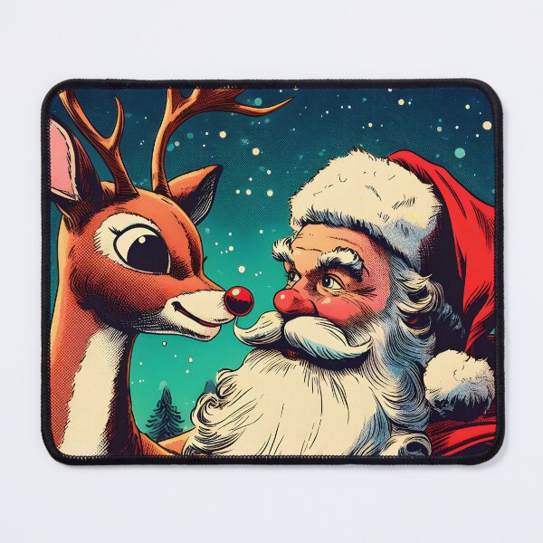 Item preview, Illuminate the Holidays: Whimsical Rudolph the Red-Nosed Reindeer Art for Festive Christmas Prints and Joyful Decor! designed and sold by InsaneLEDP.