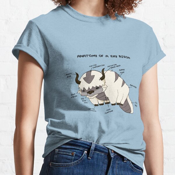 Anatomie d'un bison du ciel T-shirt classique