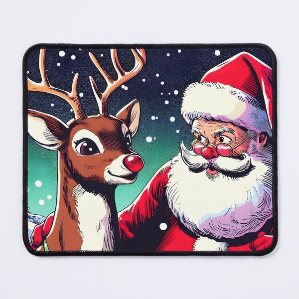 Item preview, Illuminate the Holidays: Whimsical Rudolph the Red-Nosed Reindeer Art for Festive Christmas Prints and Joyful Decor! designed and sold by InsaneLEDP.