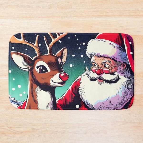 Item preview, Illuminate the Holidays: Whimsical Rudolph the Red-Nosed Reindeer Art for Festive Christmas Prints and Joyful Decor! designed and sold by InsaneLEDP.