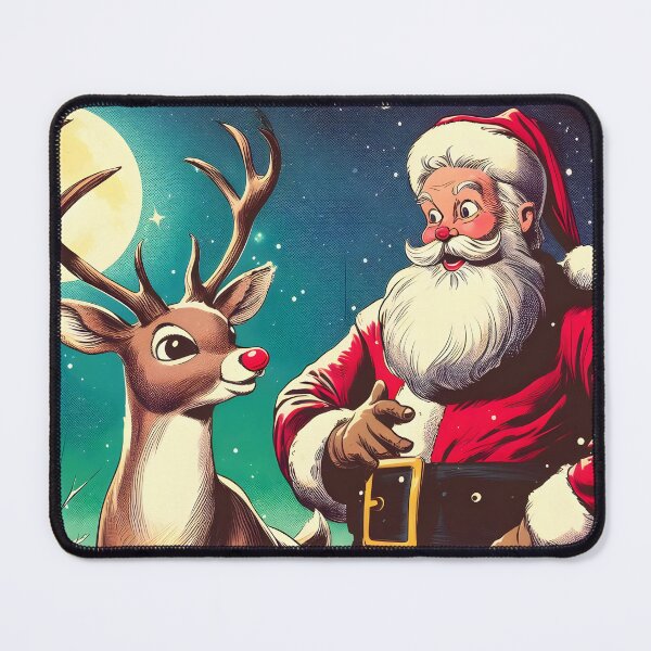 Item preview, Illuminate the Holidays: Whimsical Rudolph the Red-Nosed Reindeer Art for Festive Christmas Prints and Joyful Decor! designed and sold by InsaneLEDP.