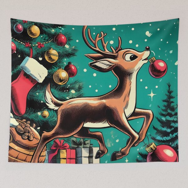 Item preview, Illuminate the Holidays: Whimsical Rudolph the Red-Nosed Reindeer Art for Festive Christmas Prints and Joyful Decor! designed and sold by InsaneLEDP.