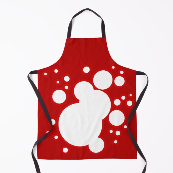Item preview, White and Red Abstraction Circle and Dots designed and sold by atroffire.