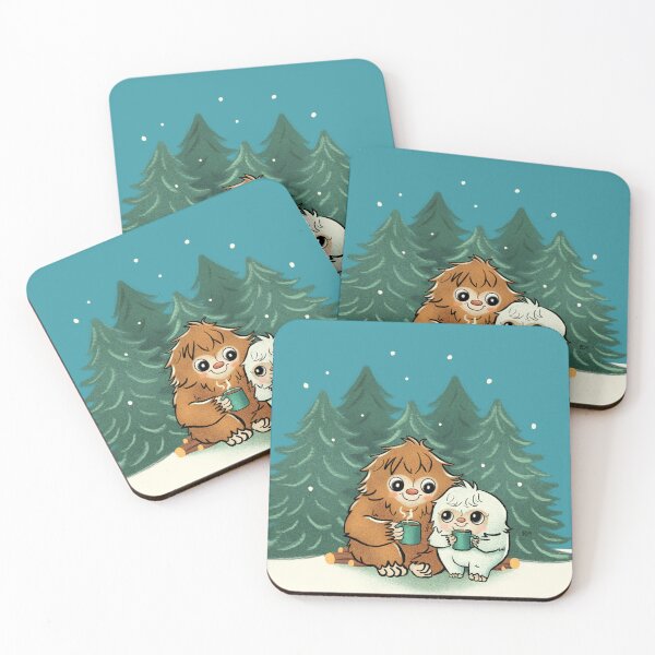 Item preview, Sasquatch getting cozy designed and sold by Amy New art.