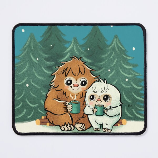 Item preview, Sasquatch getting cozy designed and sold by Amy New art.