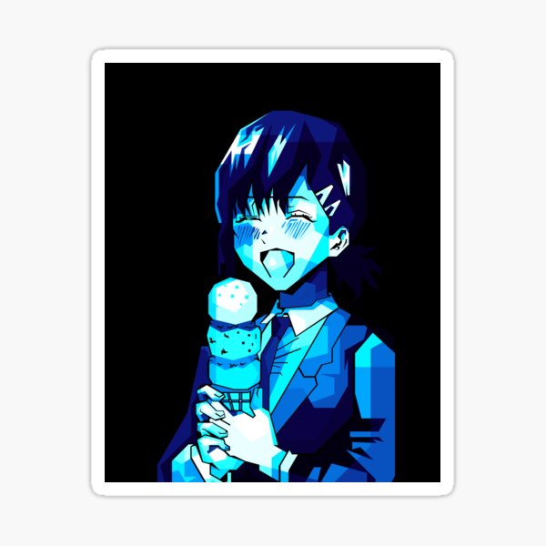 Anime Chainsaw Man 3D Holo Stickers Pochita Denji Makima Power