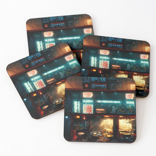 Item preview, Cooking - Cyberpunk Cityscapes designed and sold by ArkMinted.