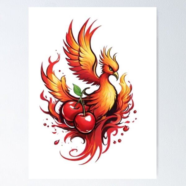 Item preview, Cherry Phoenix Energy designed and sold by Haunted-Garden.
