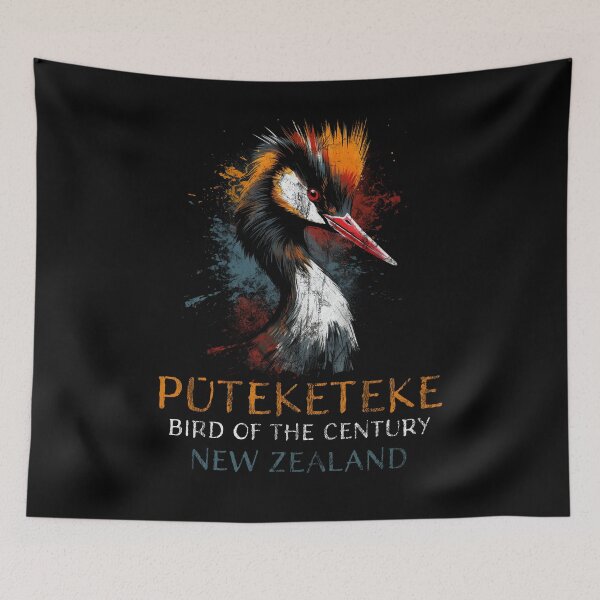 Item preview, New Zealand Bird of the Century Pūteketeke 2023 designed and sold by GVRDesign.