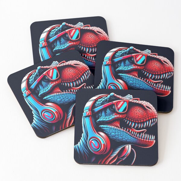 Item preview, Trex Wearing Sunglasses and Headphones designed and sold by Zestpond.