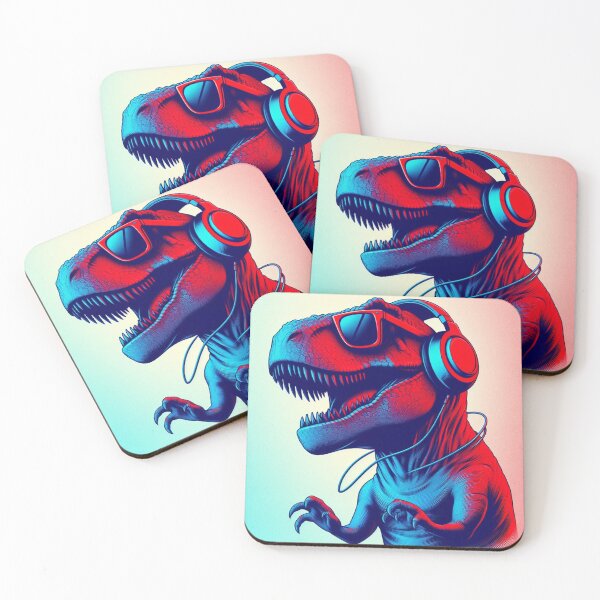 Item preview, Trex Wearing Sunglasses and Headphones designed and sold by Zestpond.