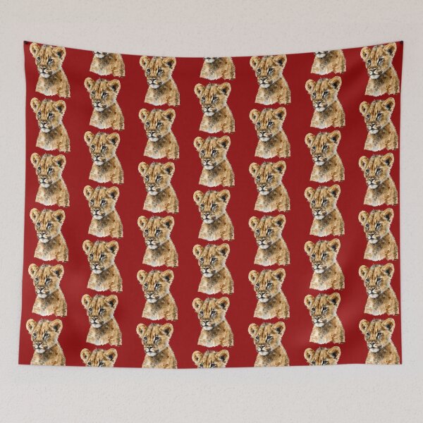 Aperçu de l'œuvre Joli Bébé Lion - Bébés Animaux Mignons créée et vendue par LionessLove.
