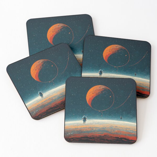 Item preview, Tethered - Space Exploration designed and sold by ArkMinted.
