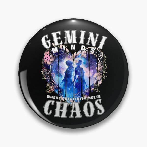 Item preview, Gemini Minds: Where Creativity Meets Chaos designed and sold by ZodiacWonders.