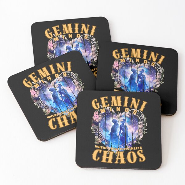 Item preview, Gemini Minds: Where Creativity Meets Chaos. gemini zodiac sign designed and sold by ZodiacWonders.