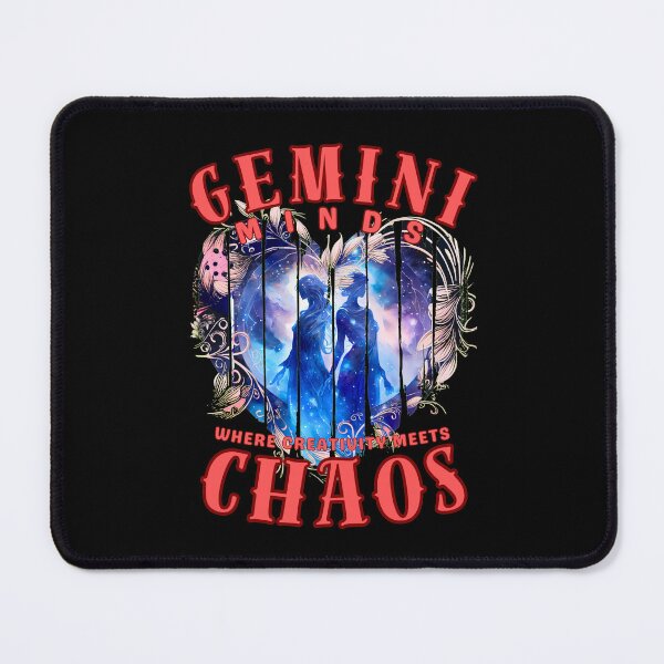 Item preview, Gemini Minds: Where Creativity Meets Chaos. gemini astrology designed and sold by ZodiacWonders.