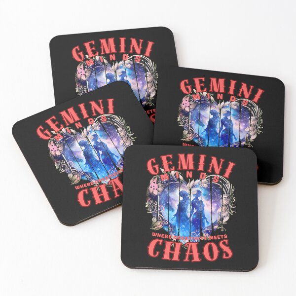 Item preview, Gemini Minds: Where Creativity Meets Chaos. gemini astrology designed and sold by ZodiacWonders.