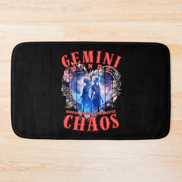 Item preview, Gemini Minds: Where Creativity Meets Chaos. gemini astrology designed and sold by ZodiacWonders.