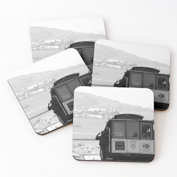 Item preview, San Francisco Cable Car with Alcatraz designed and sold by ShaneKellyPhoto.