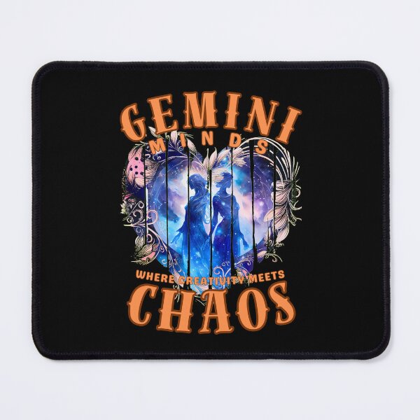 Item preview, Gemini Minds: Where Creativity Meets Chaos. gemini quote designed and sold by ZodiacWonders.