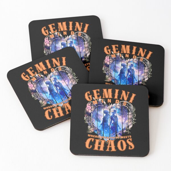 Item preview, Gemini Minds: Where Creativity Meets Chaos. gemini quote designed and sold by ZodiacWonders.