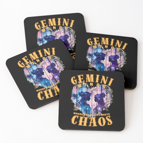 Item preview, Gemini Minds: Where Creativity Meets Chaos. gemini funny designed and sold by ZodiacWonders.