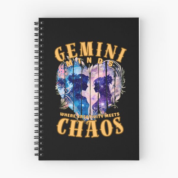 Item preview, Gemini Minds: Where Creativity Meets Chaos. gemini funny designed and sold by ZodiacWonders.