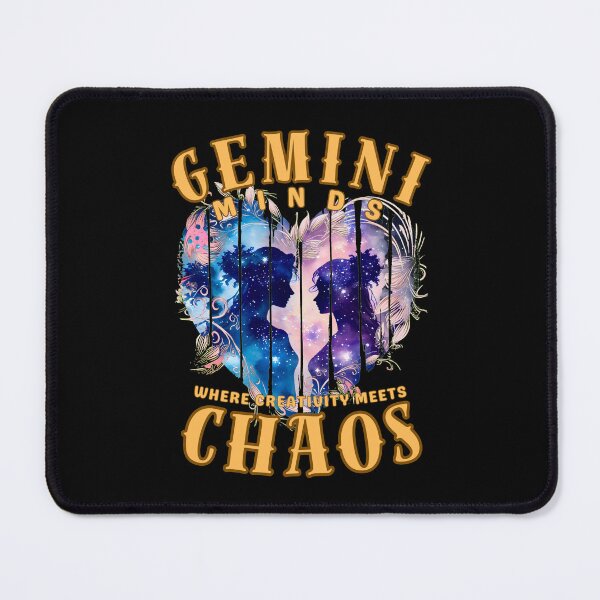 Item preview, Gemini Minds: Where Creativity Meets Chaos. gemini funny designed and sold by ZodiacWonders.
