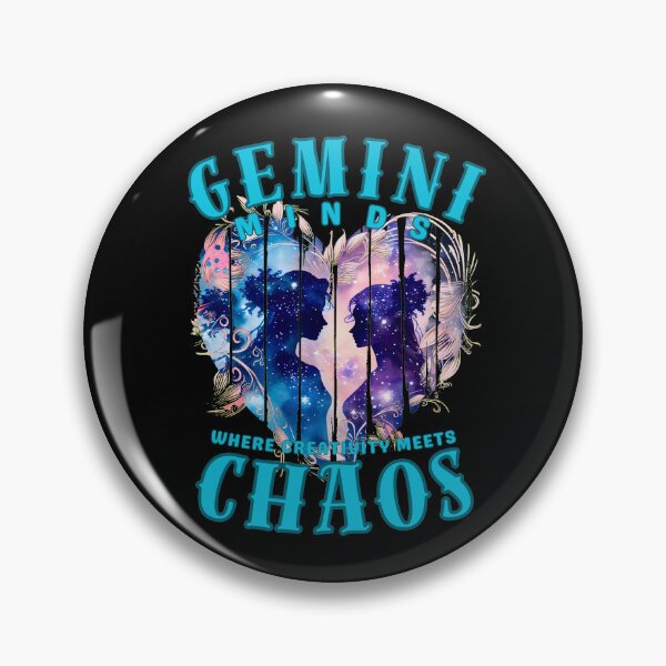 Item preview, Gemini Minds: Where Creativity Meets Chaos. gemini may designed and sold by ZodiacWonders.