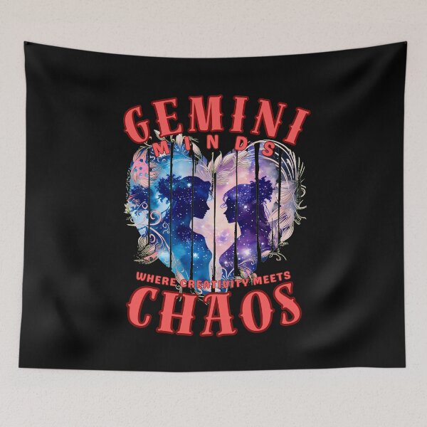 Item preview, Gemini Minds: Where Creativity Meets Chaos. gemini june designed and sold by ZodiacWonders.
