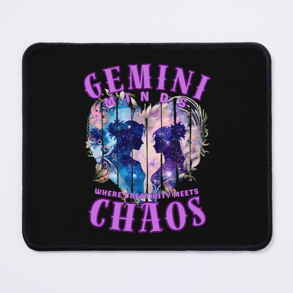 Item preview, Gemini Minds: Where Creativity Meets Chaos. gemini season designed and sold by ZodiacWonders.