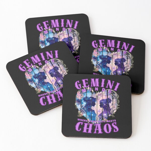 Item preview, Gemini Minds: Where Creativity Meets Chaos. gemini season designed and sold by ZodiacWonders.