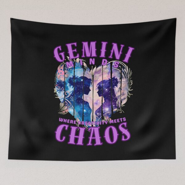 Item preview, Gemini Minds: Where Creativity Meets Chaos. gemini season designed and sold by ZodiacWonders.