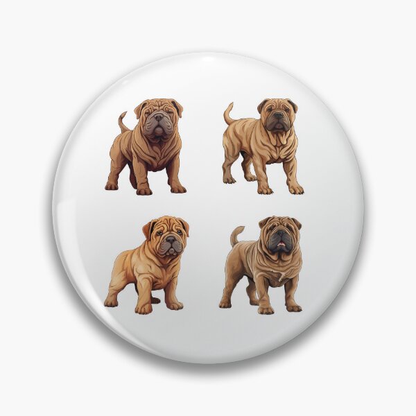 Item preview, Cute Shar Pei Dogs designed and sold by TheAnimalZ00.