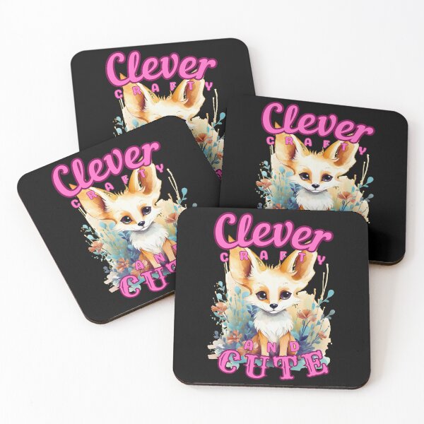 Item preview, Clever, Crafty, And Cute. cool fox designed and sold by FoxVibes.