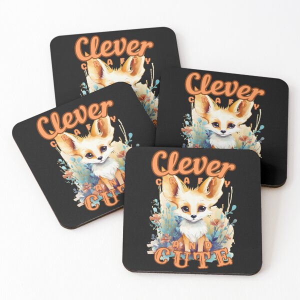 Item preview, Clever, Crafty, And Cute. fox portrait designed and sold by FoxVibes.