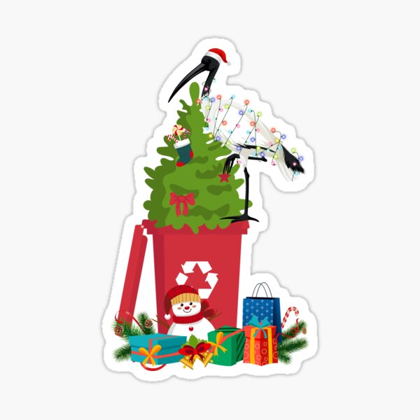 Item preview, Xmas Bin Chicken Tree And Trash Can designed and sold by Pawsitive House.