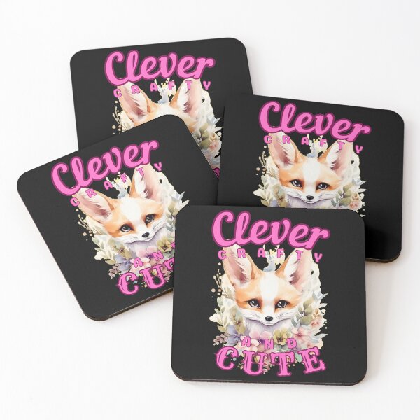 Item preview, Clever, Crafty, And Cute. fox foxes designed and sold by FoxVibes.