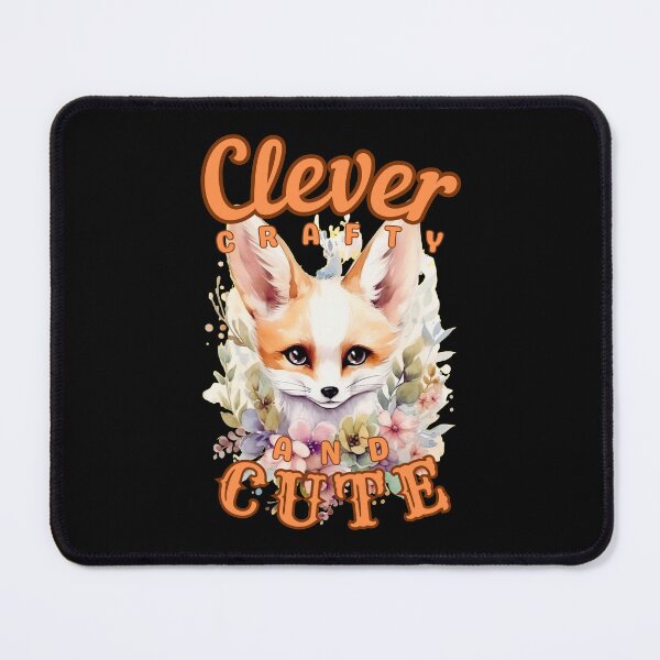 Item preview, Clever, Crafty, And Cute. fox watercolor designed and sold by FoxVibes.