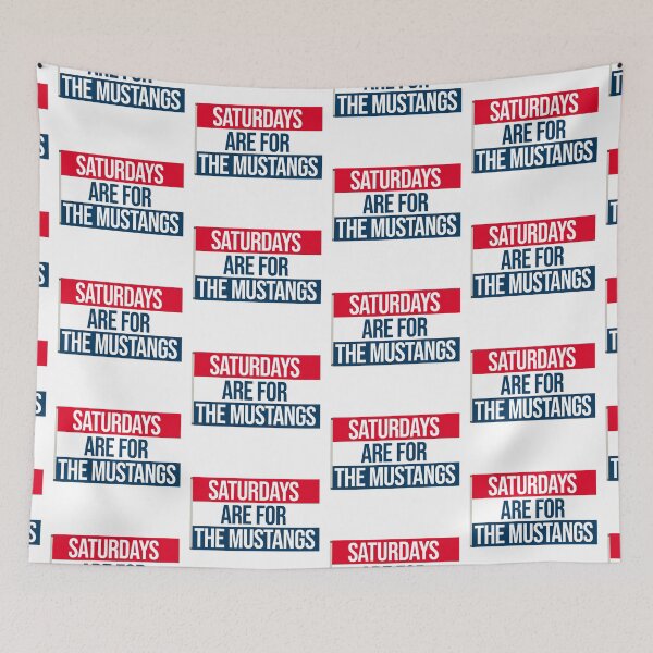 Item preview, saturdays are for the smu mustangs designed and sold by designsbysamantha.
