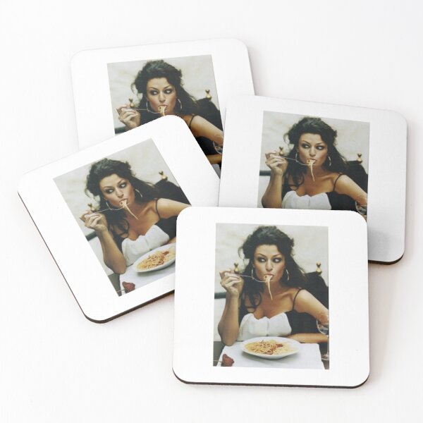 Item preview, Girl Eating Spaghetti - Sophia Loren designed and sold by sorryimbusy.