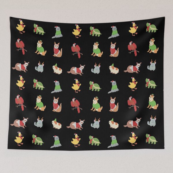 Item preview, Christmas Pet Joy - Santa Paws And Claws designed and sold by patternjp.