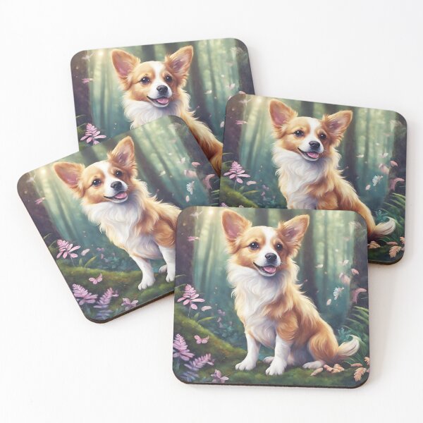Item preview, Enchanted Forest pets Dog Corgi artwork designed and sold by FantasyMountain.