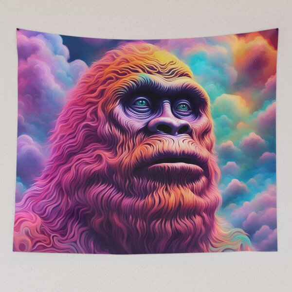 Item preview, Pensive Bigfoot designed and sold by CosmicBigfoot.