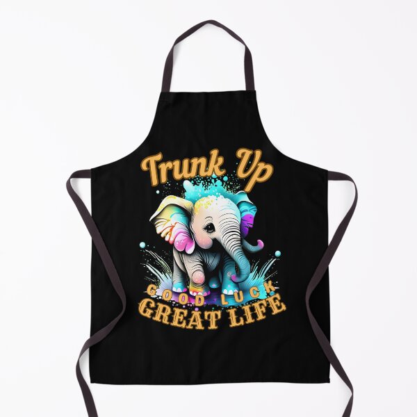 Item preview, Trunk Up, Good Luck, Great Life. elephant lover designed and sold by ElephantVibes.