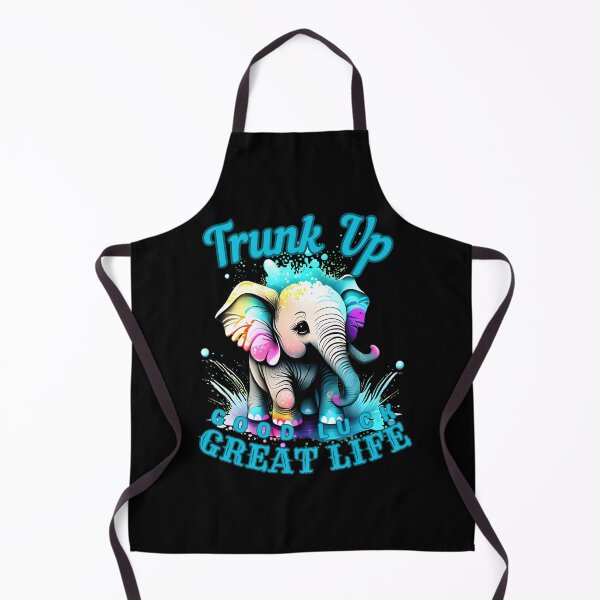 Item preview, Trunk Up, Good Luck, Great Life. funny elephant designed and sold by ElephantVibes.