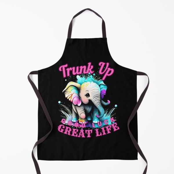 Item preview, Trunk Up, Good Luck, Great Life. elephant head designed and sold by ElephantVibes.