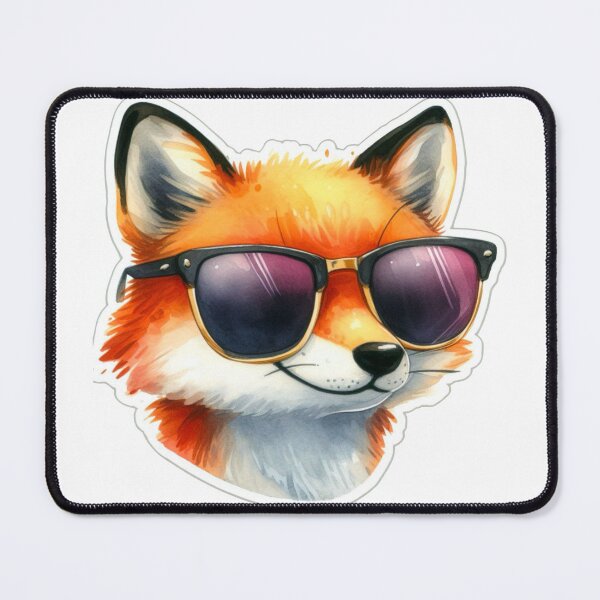 Artikelvorschau, Cooler Rotfuchs mit Sonnenbrille entworfen und verkauft von Star-Fragment.