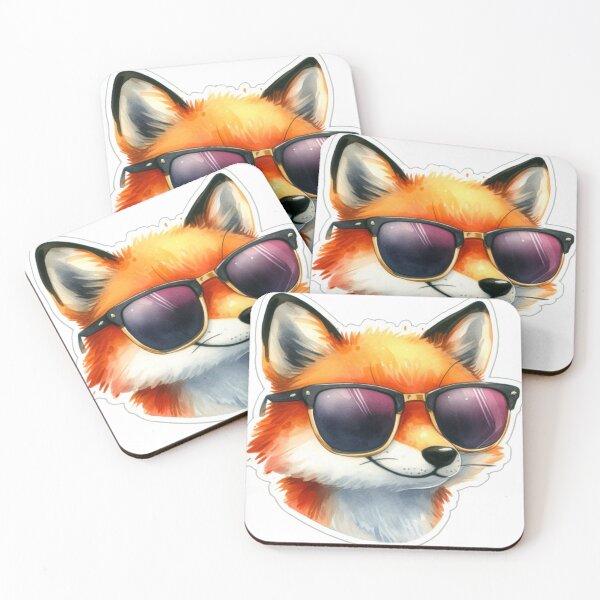 Item preview, Cool Red Fox Wearing Sunglasses designed and sold by Star-Fragment.