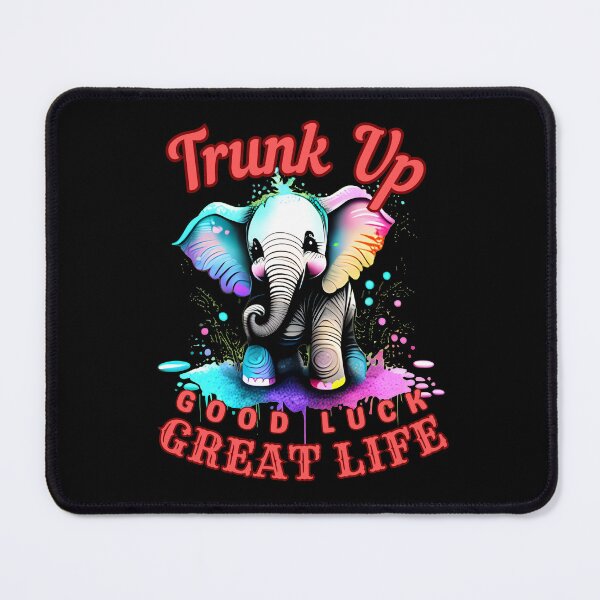 Item preview, Trunk Up, Good Luck, Great Life. happy elephant designed and sold by ElephantVibes.